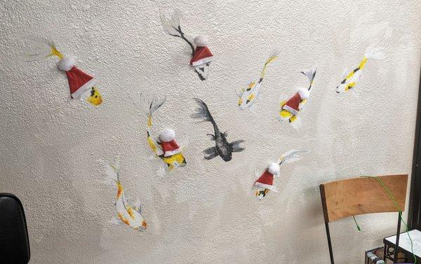 Happy Holidays from the Grass Roots koi!