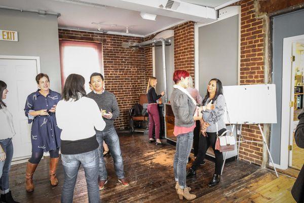 Elevate Co-Work + Community Conference Room rented for Local Networking Event
