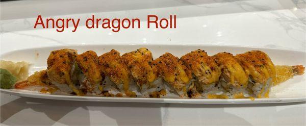 Angry dragon roll