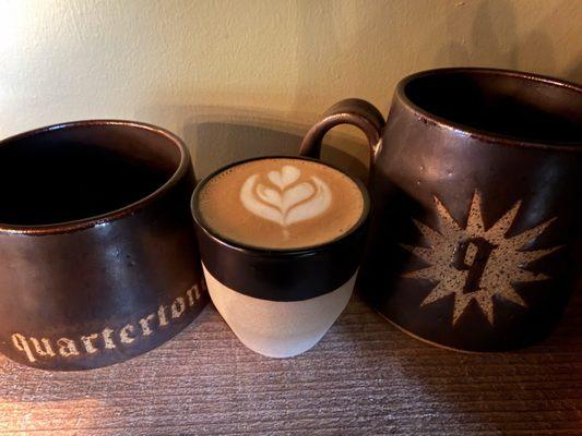 Nicely poured cortado.