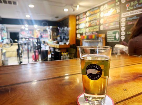Hard Cider and bar area
