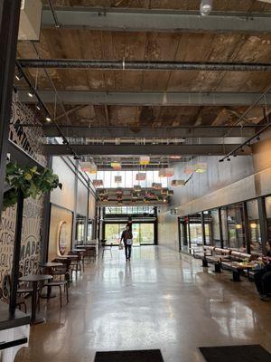 Interior of strip district