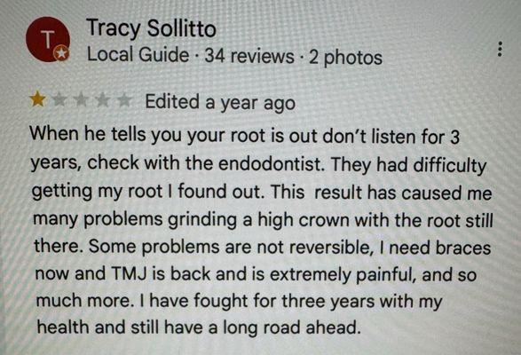 This was the actual review