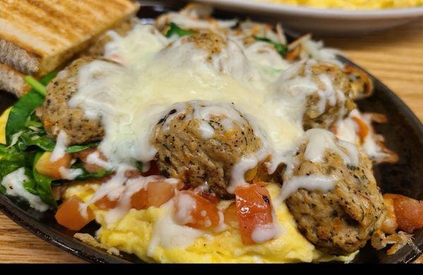 Italian Chicken Meatball Skillet Special (photo by Misty)