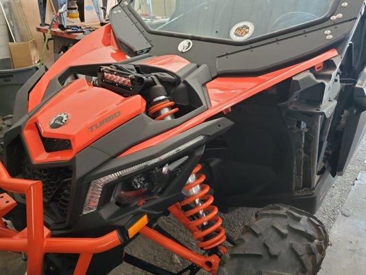 SxS rockford fosgate head unit and DD speakers