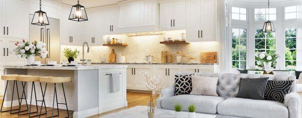 Comfortable. Bright. Welcoming. Good design is timeless. Let us help you design your space. Sioux is an experienced interior designer too!