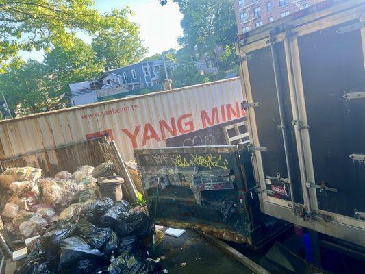 How they maintain their garbage; infesting the neighborhood with rats with no consideration or consequences