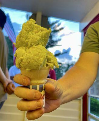 Key lime pit double scoop