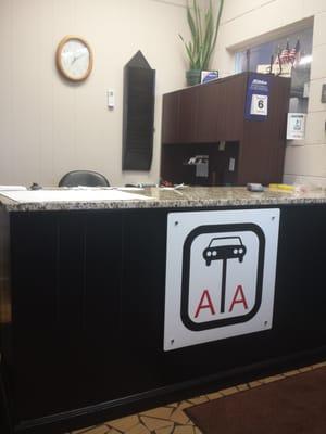 Front desk