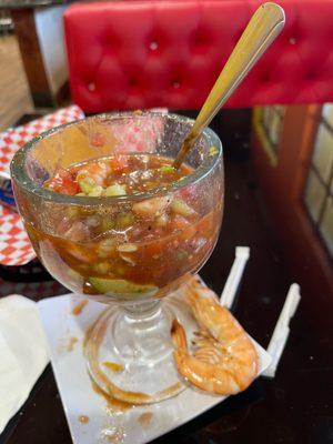 Shrimp and octopus Coctel