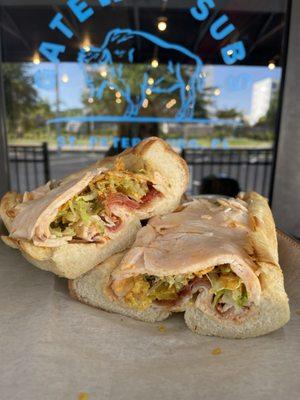 Our Gateway Subs are wrapped to perfection and made with care! Also, if you're feeling crazy we love to throw crushed chips on the hoagies!