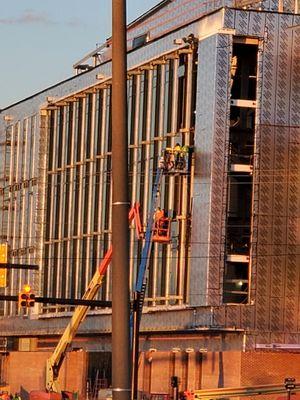 New generation commercial glass installation