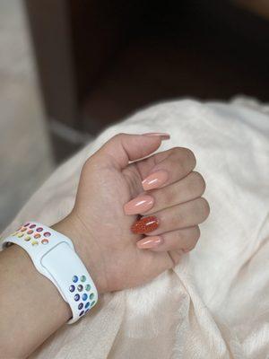 Waiting for the pedicure to dry!