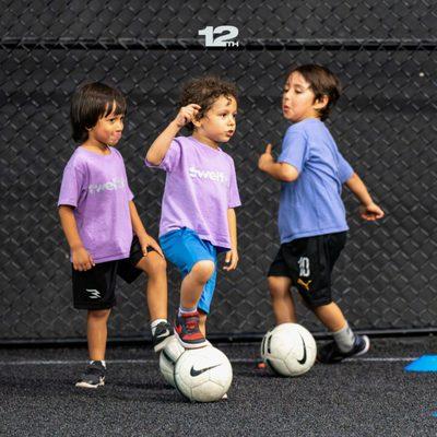 Twelfth's Future Star soccer program is designed to introduce kids ages 3-9 to soccer with a focus on developing a technical foundation.