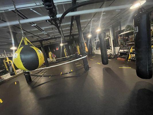 "Fight Club" in the basement floor