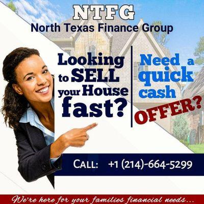 Need to sell your house quick? We make fast cash offers!!