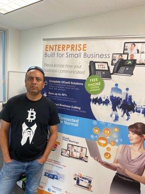 Visiting the Nevis Corp offices