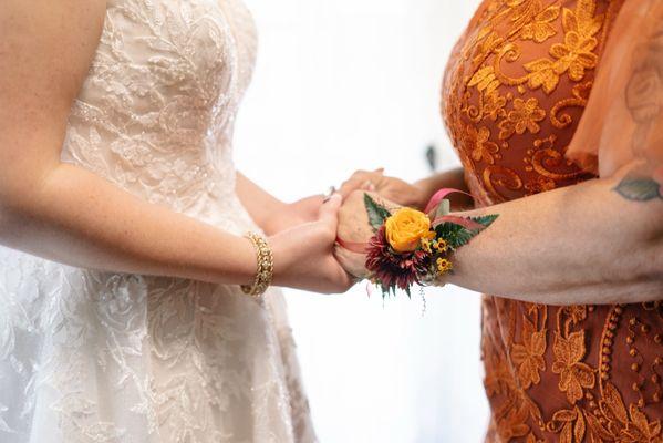 Mother in law's corsage