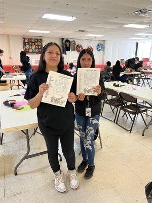 Volunteers making the grade!