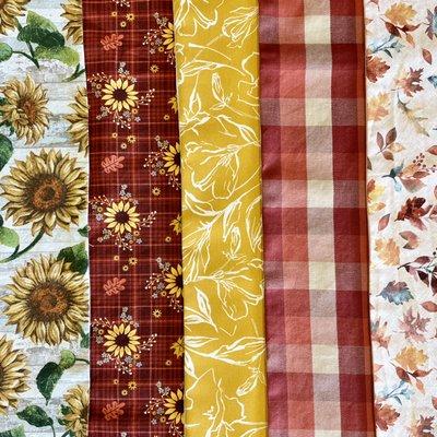 We have a variety of fall-themed table runners, perfect for Thanksgiving!