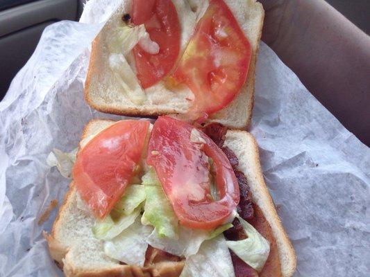 This is a triple order of tomato. This place is awful.