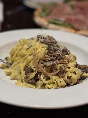 Mushroom with truffle oil