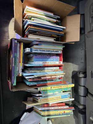 These are the books they offered $13.65 for to give an idea before you waste your time.