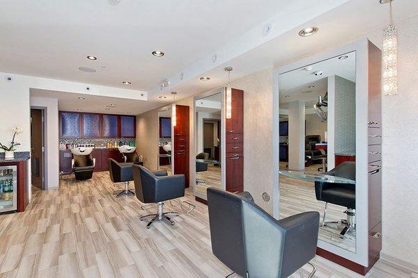 gorgeous relaxing salon atmosphere. I love coming to this upscale spa like salon