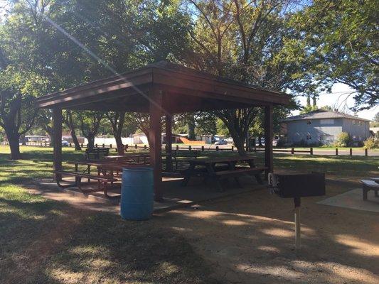 Gazebo with small BBQ