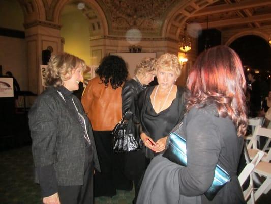 Ashley and Marilyn speaking with the awesome Hedy Ratner!!