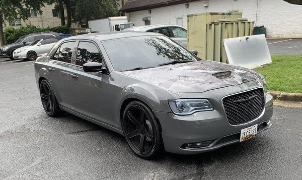 Front headlight protection and camouflage wrap