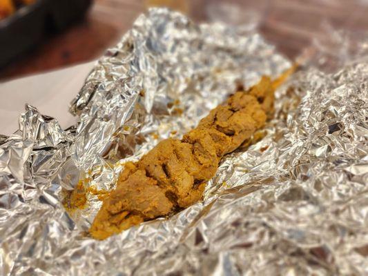 Suya Kabob ($5). This was spicy and very flavorful. I recommend it! 9/16/2023