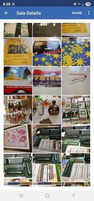 Photos online promoting the sale of the alcohol