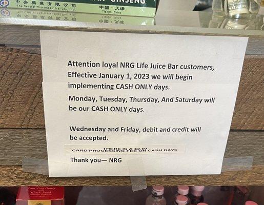 NRG Life Juice Bar