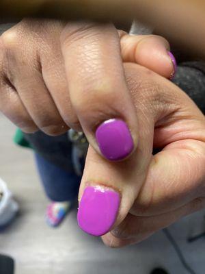 Just a small cut on the cuticle