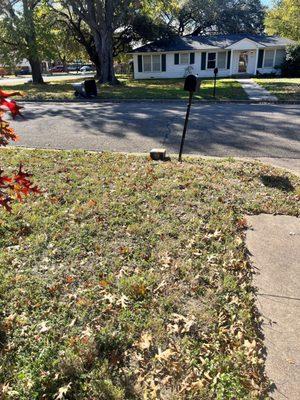 Package left by Fedex on the side of the road.