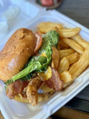 Chicken bacon ranch sandwich