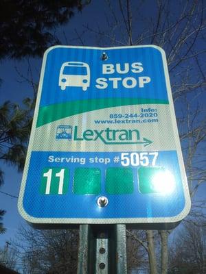 Lextran Bus Stop 5057