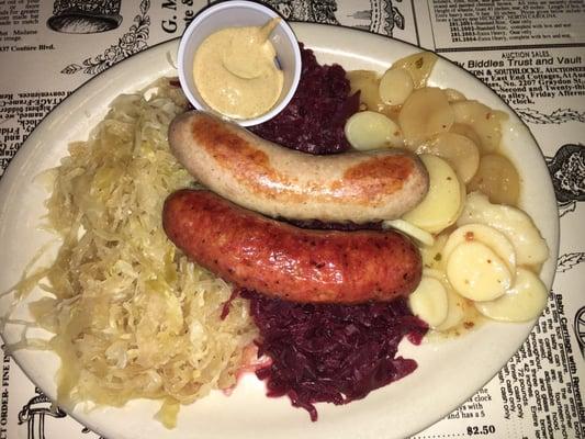 Sauerkraut was very good