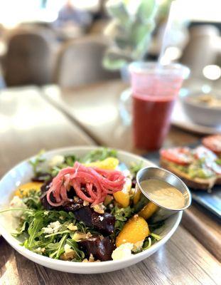 Roasted beet salad. Delicious!!