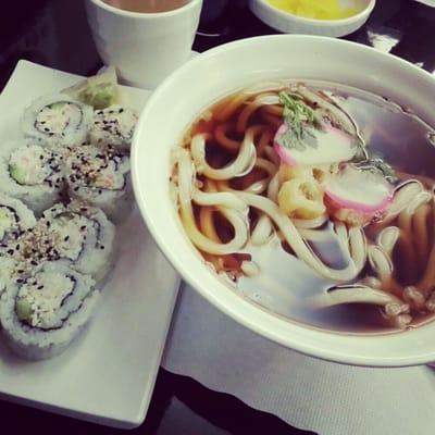 $5.99 udon & California roll combo