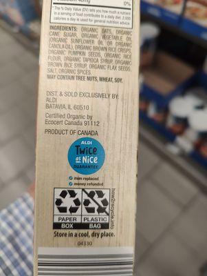 Buying my regular Canadian products before the tariffs drive up prices.