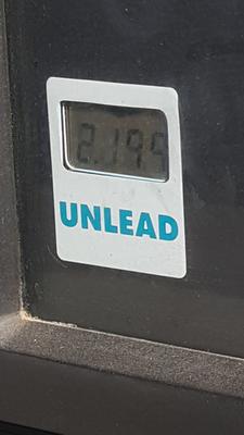 $2.19 for 87 Octane...