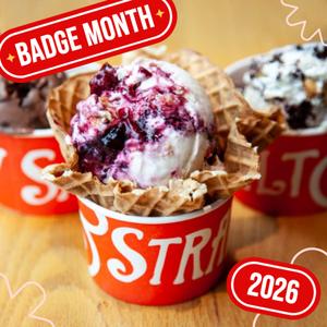 Yelp Badge Month: Badges & Waffle Bowls at Salt & Straw