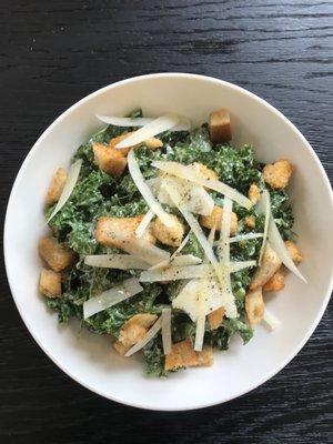 Kale Caesar salad -- also available vegan and gluten-free