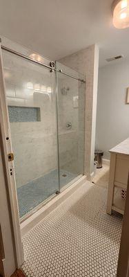 Shower updated after