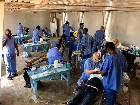 Doing dentistry in Nairobi, Kenya.