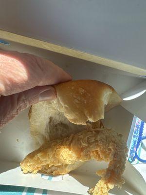 Chicken tender roll,
