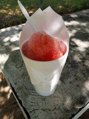 Tiger Blood snow cone