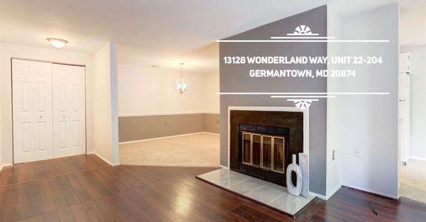 Tastefully updated 2 Bedroom, 2 Bathroom Condo in Germantown, MD.